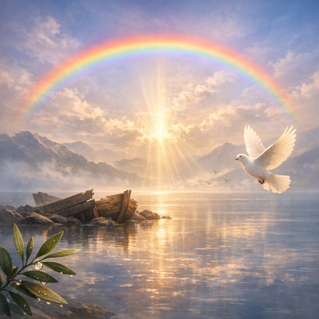 "And I will establish my covenant with you; neither shall all flesh be cut off any more by the waters of a flood; neither shall there any more be a flood to destroy the earth." - Genesis 9:11