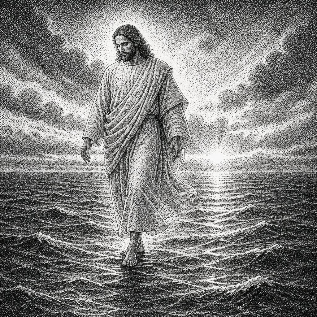 U want Jesus walking on water
