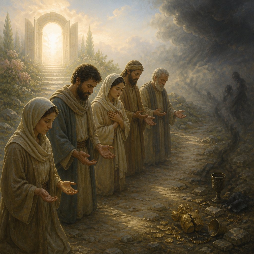 "But among you there must not be even a hint of sexual immorality, or of any kind of impurity, or of greed, because these are improper for God’s holy people. Nor should there be obscenity, foolish talk or coarse joking, which are out of place, but rather thanksgiving. For of this you can be sure: No immoral, impure or greedy person—such a person is an idolater—has any inheritance in the kingdom of Christ and of God. Let no one deceive you with empty words, for because of such things God’s wrath comes on those who are disobedient." - Ephesians 5:3-6
