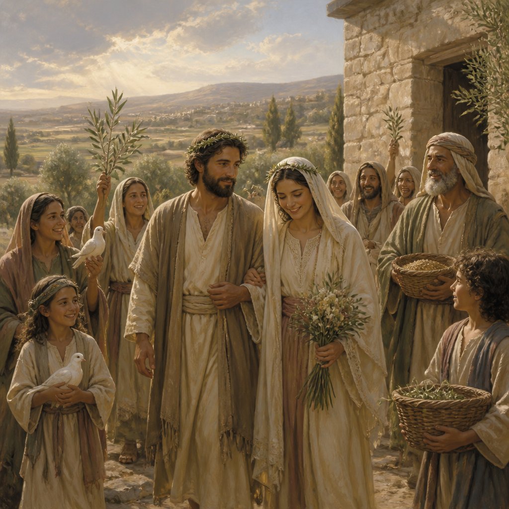 "The voice of joy, and the voice of gladness, the voice of the bridegroom, and the voice of the bride, the voice of them that shall say, Praise the LORD of hosts: for the LORD is good; for his mercy endureth for ever: and of them that shall bring the sacrifice of praise into the house of the LORD. For I will cause to return the captivity of the land, as at the first, saith the LORD." - Jeremiah 33:11