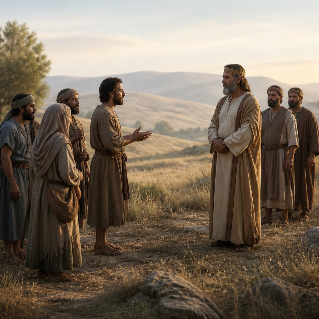 "And it came to pass on the morrow, that the people went out into the field; and they told Abimelech." - Judges 9:{verse.verse_number}
