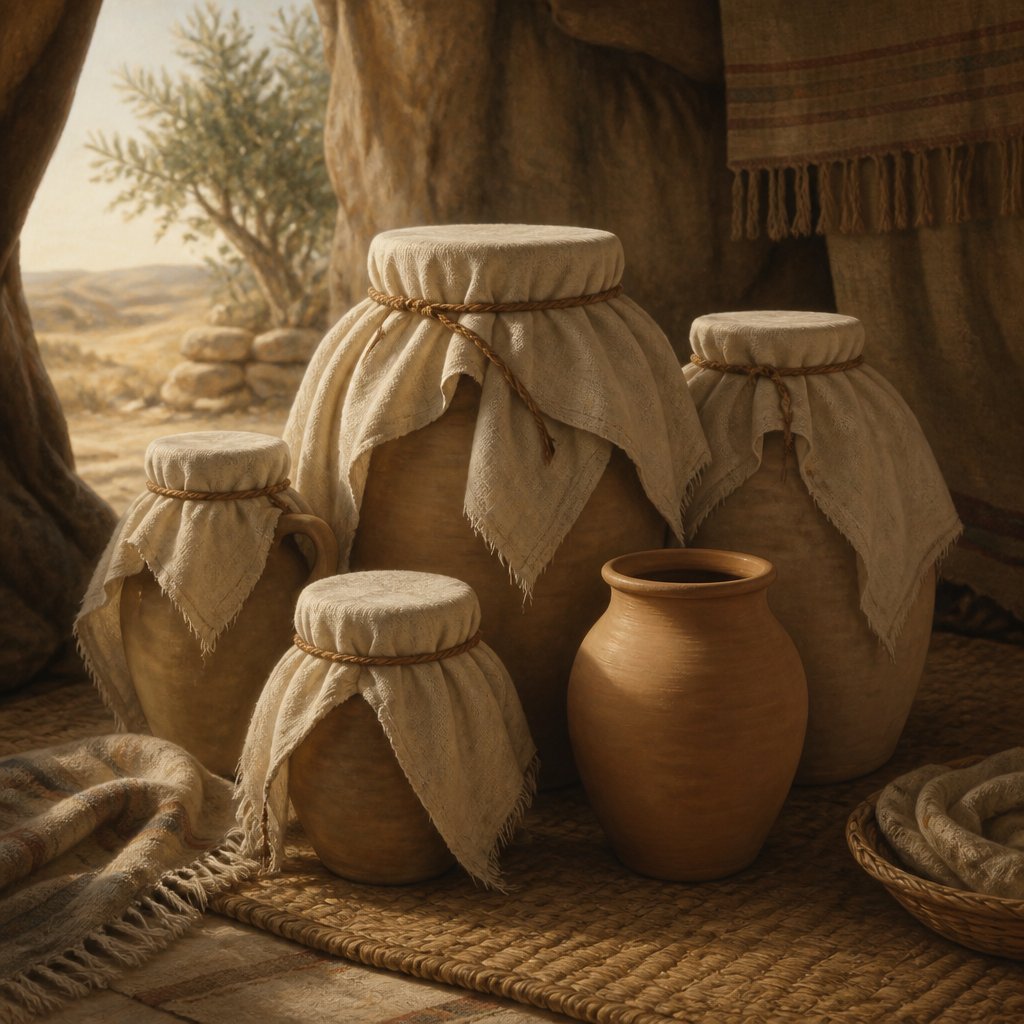"And every open vessel, which hath no covering bound upon it, is unclean." - Numbers 19:15