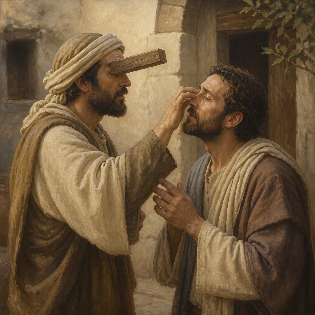 "Or how wilt thou say to thy brother, Let me pull out the mote out of thine eye; and, behold, a beam is in thine own eye?" - Matthew 7:4