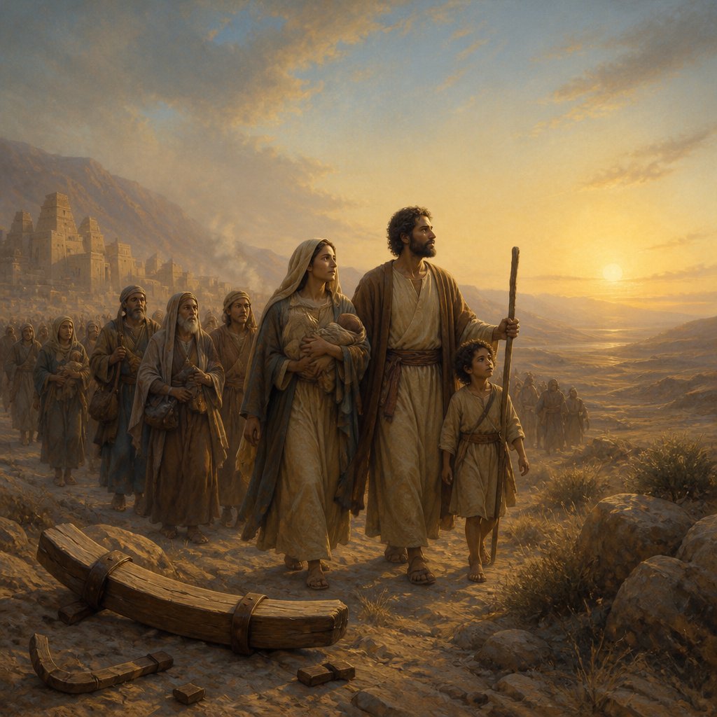 "I am the LORD your God, which brought you forth out of the land of Egypt, that ye should not be their bondmen; and I have broken the bands of your yoke, and made you go upright." - Leviticus 26:13