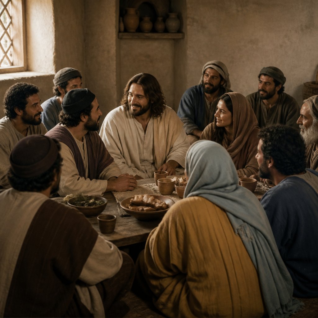 "And it came to pass, that, as Jesus sat at meat in his house, many publicans and sinners sat also together with Jesus and his disciples: for there were many, and they followed him." - Mark 2:15