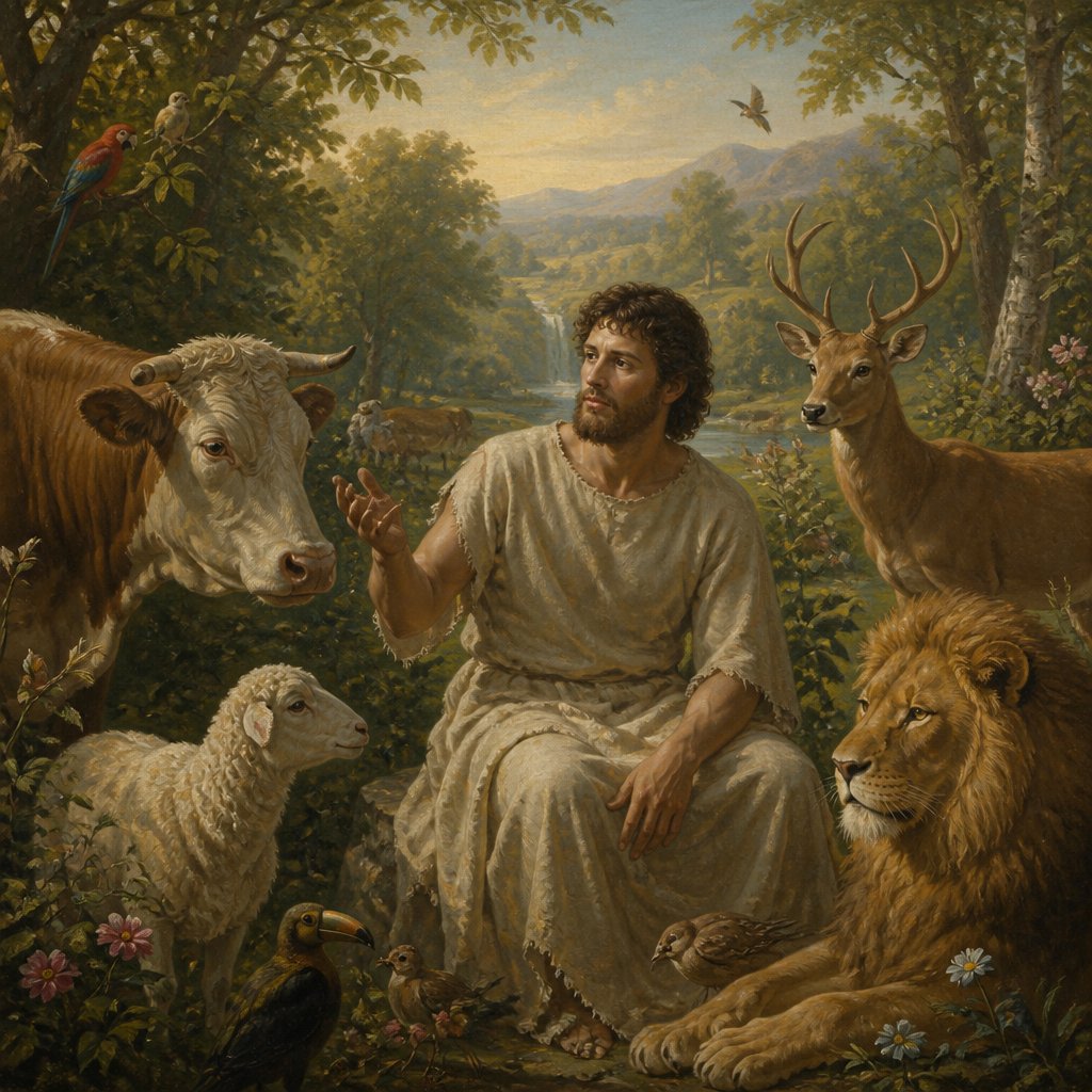"And Adam gave names to all cattle, and to the fowl of the air, and to every beast of the field; but for Adam there was not found an help meet for him." - Genesis 2:20