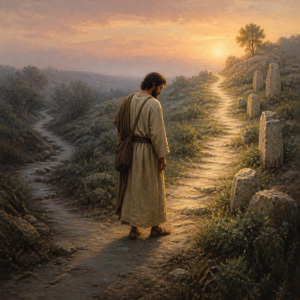 "I thought on my ways, and turned my feet unto thy testimonies." - Psalms 119:59