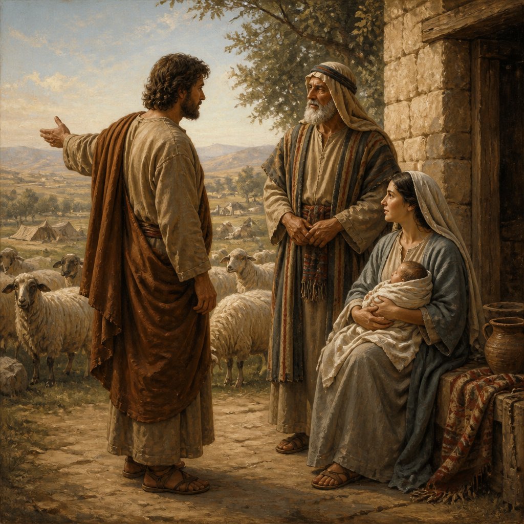 "And it came to pass, when Rachel had born Joseph, that Jacob said unto Laban, Send me away, that I may go unto mine own place, and to my country." - Genesis 30:25