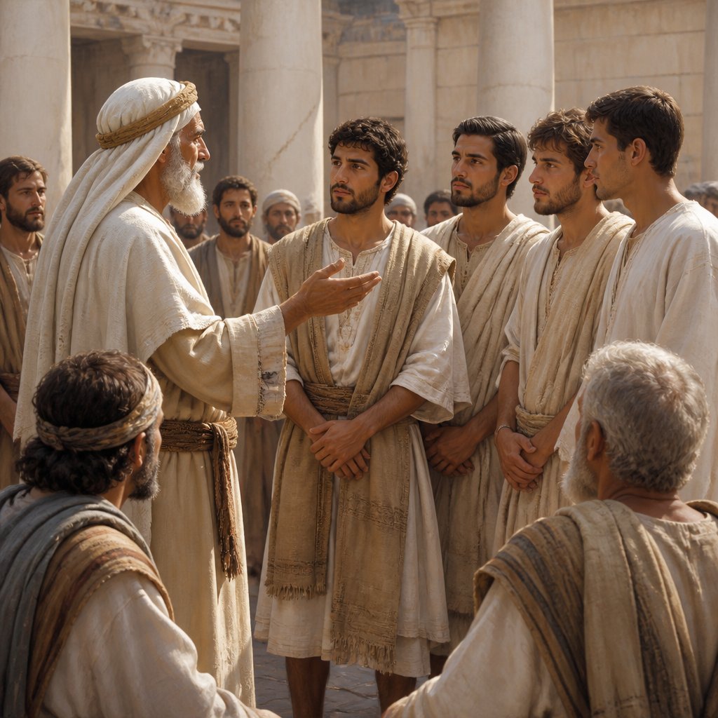 "¶ These were the sons of Levi after the house of their fathers; even the chief of the fathers, as they were counted by number of names by their polls, that did the work for the service of the house of the LORD, from the age of twenty years and upward." - 1 Chronicles 23:{verse.verse_number}