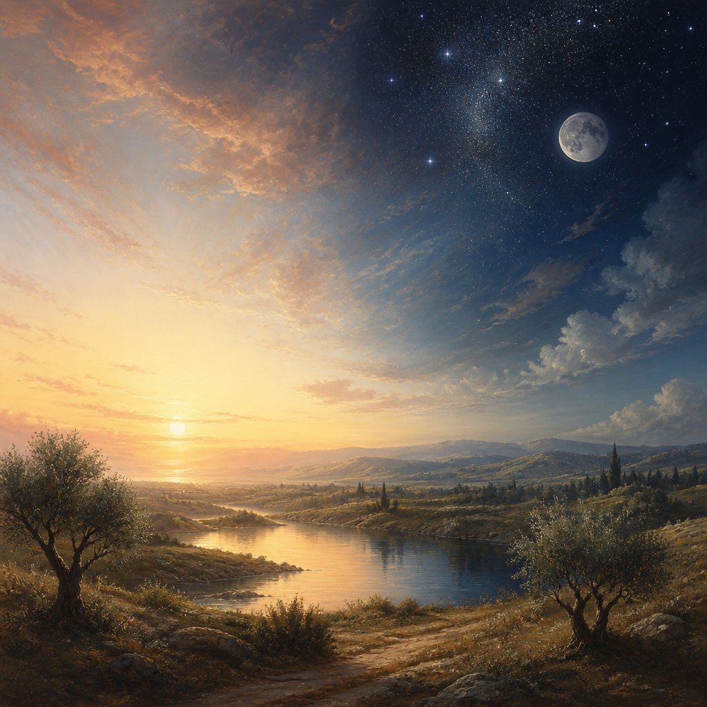"Thus saith the LORD; If my covenant be not with day and night, and if I have not appointed the ordinances of heaven and earth;" - Jeremiah 33:{verse.verse_number}