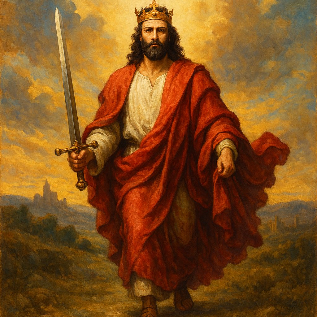 "Who is this that cometh from Edom, with dyed garments from Bozrah? this that is glorious in his apparel, travelling in the greatness of his strength? I that speak in righteousness, mighty to save." - Isaiah 63:1