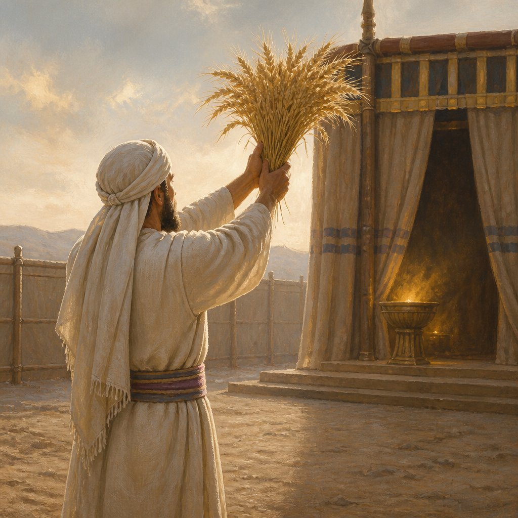 "And he shall wave the sheaf before the LORD, to be accepted for you: on the morrow after the sabbath the priest shall wave it." - Leviticus 23:11