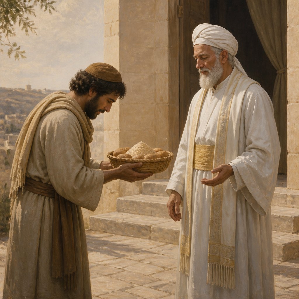 "¶ And if a man eat of the holy thing unwittingly, then he shall put the fifth part thereof unto it, and shall give it unto the priest with the holy thing." - Leviticus 22:14