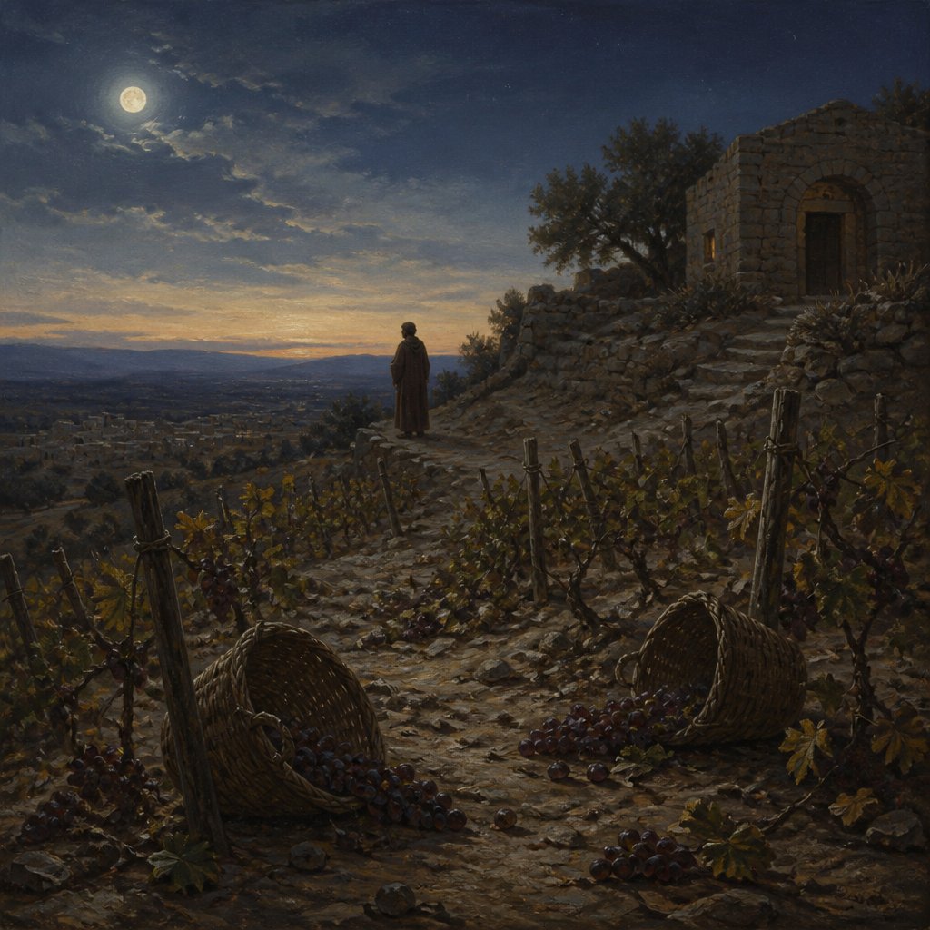 "If thieves came to thee, if robbers by night, ( how art thou cut off!) would they not have stolen till they had enough? if the grapegatherers came to thee, would they not leave some grapes?" - Obadiah 1:5