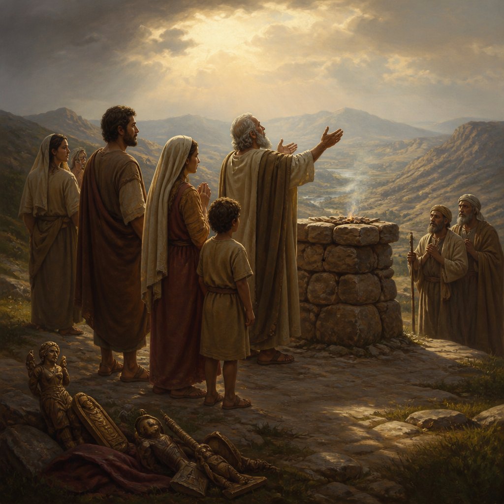 "Now therefore fear the LORD, and serve him in sincerity and in truth: and put away the gods which your fathers served on the other side of the flood, and in Egypt; and serve ye the LORD." - Joshua 24:14