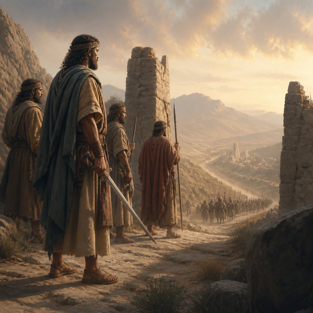 "And they shall waste the land of Assyria with the sword, and the land of Nimrod in the entrances thereof: thus shall he deliver us from the Assyrian, when he cometh into our land, and when he treadeth within our borders." - Micah 5:{verse.verse_number}