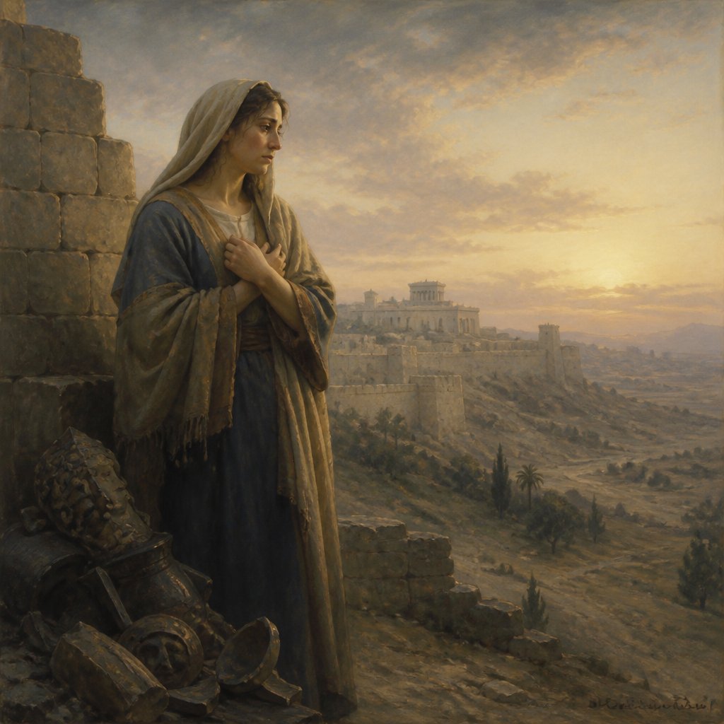 "Behold the voice of the cry of the daughter of my people because of them that dwell in a far country: Is not the LORD in Zion? is not her king in her? Why have they provoked me to anger with their graven images, and with strange vanities?" - Jeremiah 8:{verse.verse_number}