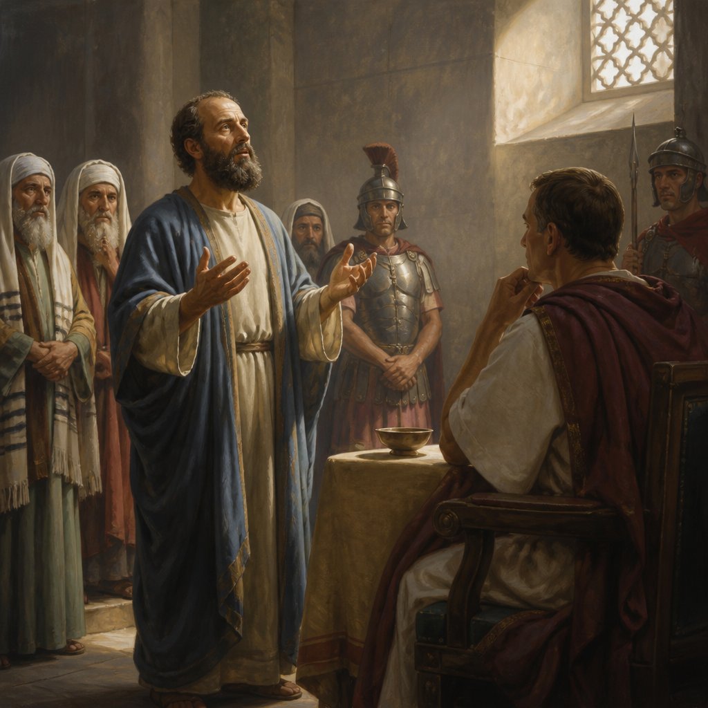 "But when the Jews spake against it, I was constrained to appeal unto Caesar; not that I had ought to accuse my nation of." - Acts 28:19