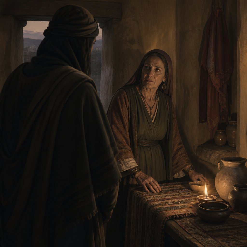 "And the woman said unto him, Behold, thou knowest what Saul hath done, how he hath cut off those that have familiar spirits, and the wizards, out of the land: wherefore then layest thou a snare for my life, to cause me to die?" - 1 Samuel 28:9