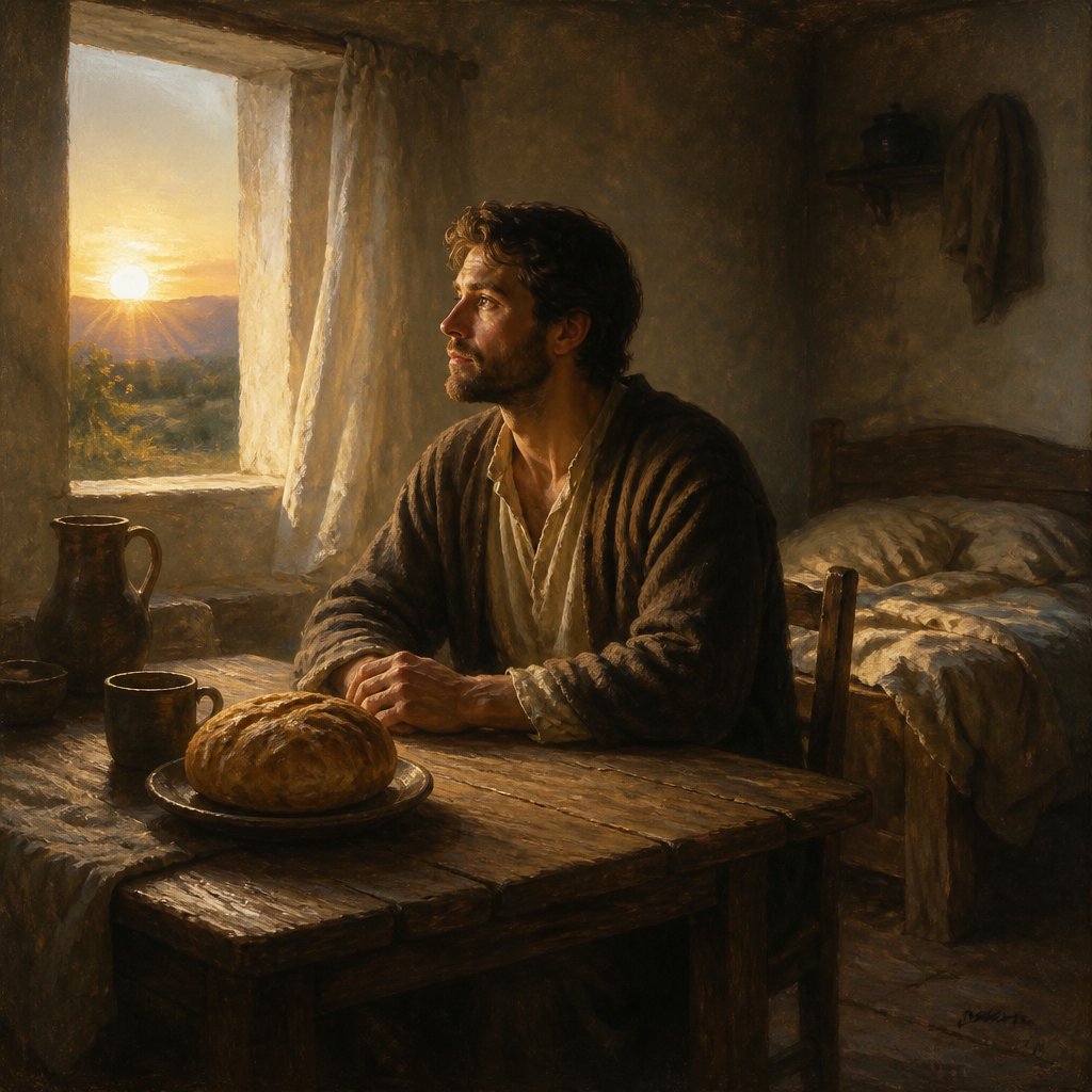 "Love not sleep, lest thou come to poverty; open thine eyes, and thou shalt be satisfied with bread." - Proverbs 20:13