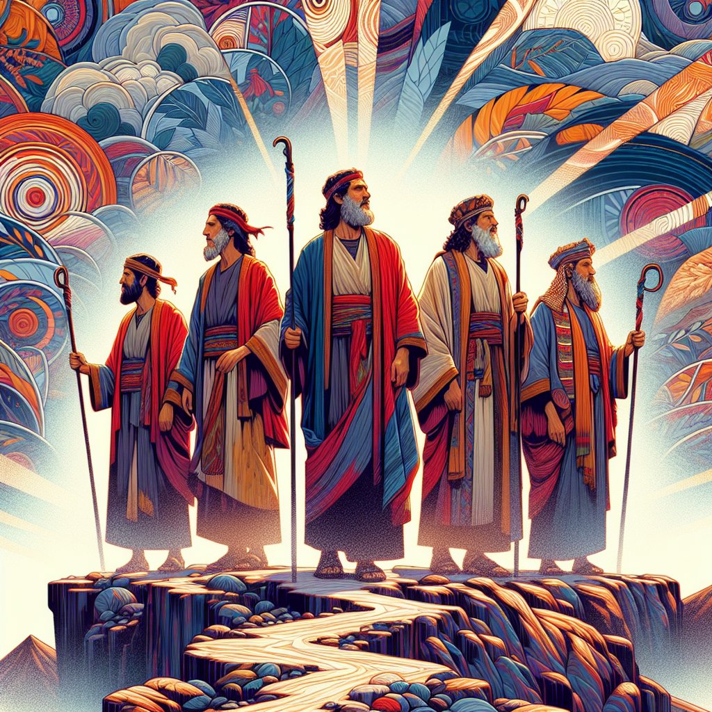 Deuteronomy 27:12 - "These shall stand upon mount Gerizim to bless the people, when ye are come over Jordan; Simeon, and Levi, and Judah, and Issachar, and Joseph, and Benjamin:"