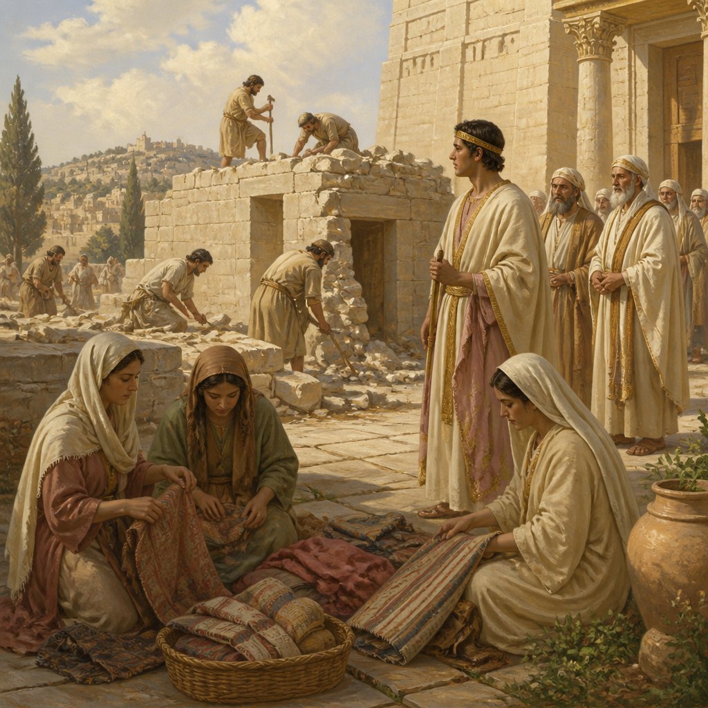 "And he brake down the houses of the sodomites, that were by the house of the LORD, where the women wove hangings for the grove." - 2 Kings 23:7