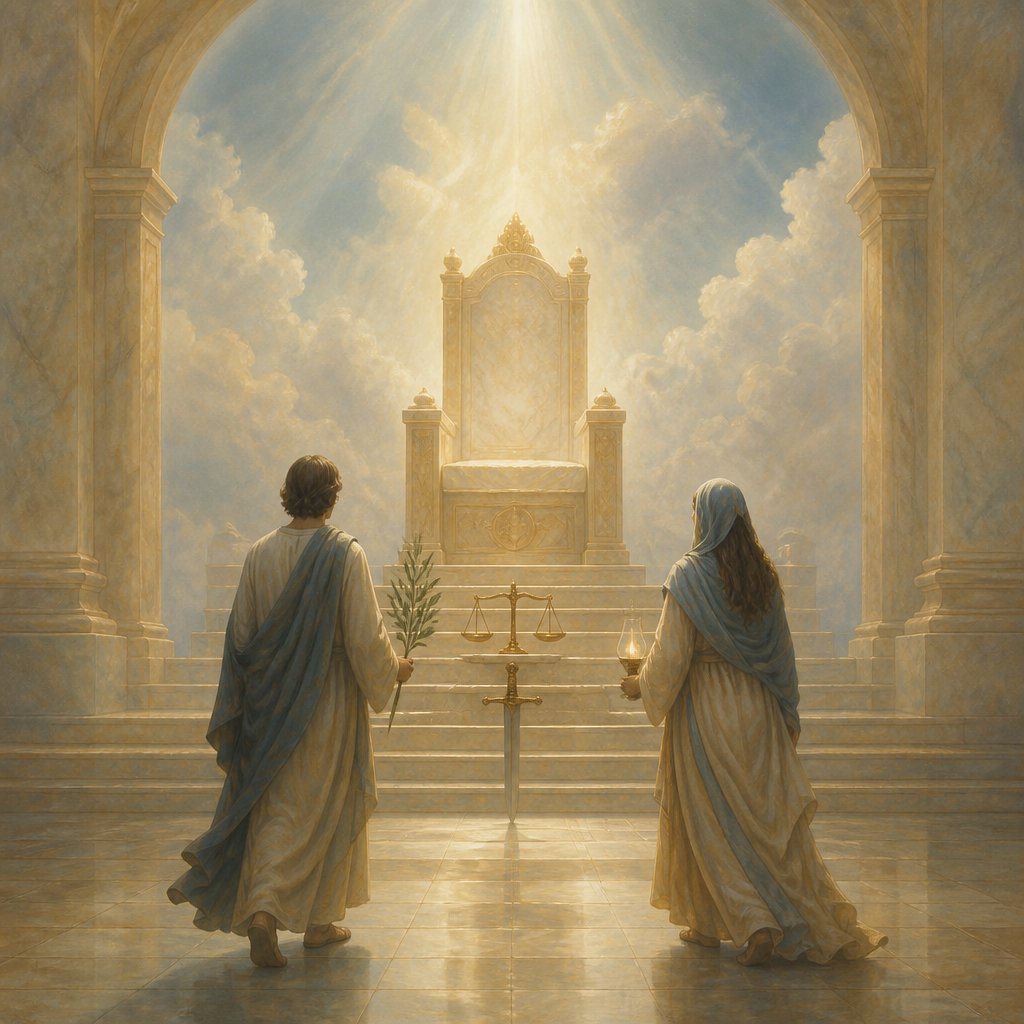 "Justice and judgment are the habitation of thy throne: mercy and truth shall go before thy face." - Psalms 89:14