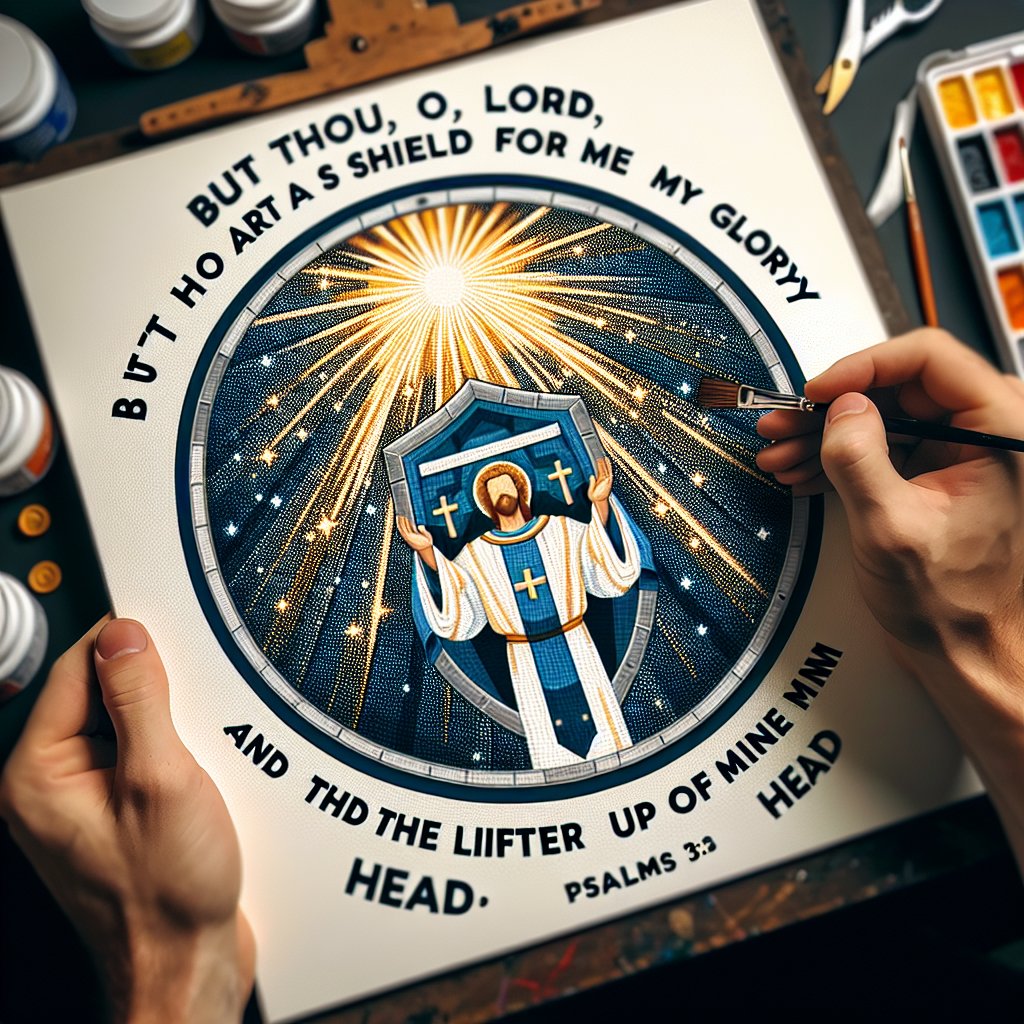 What does Psalms 3:3 mean? | Bible Art