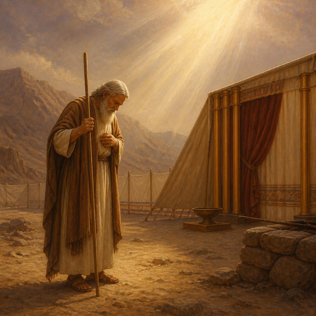 "And the LORD spake unto Moses, saying," - Leviticus 24:1