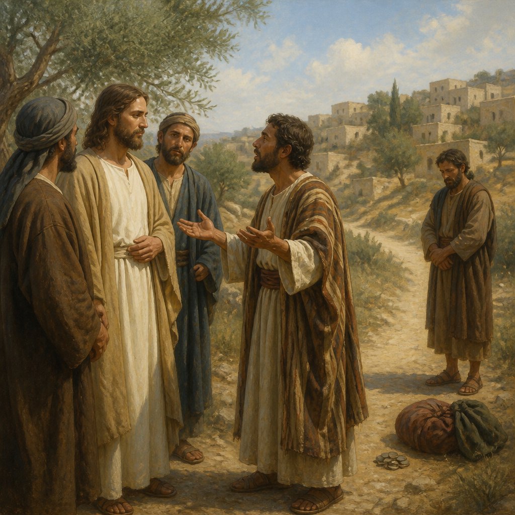"¶ And one of the company said unto him, Master, speak to my brother, that he divide the inheritance with me." - Luke 12:13