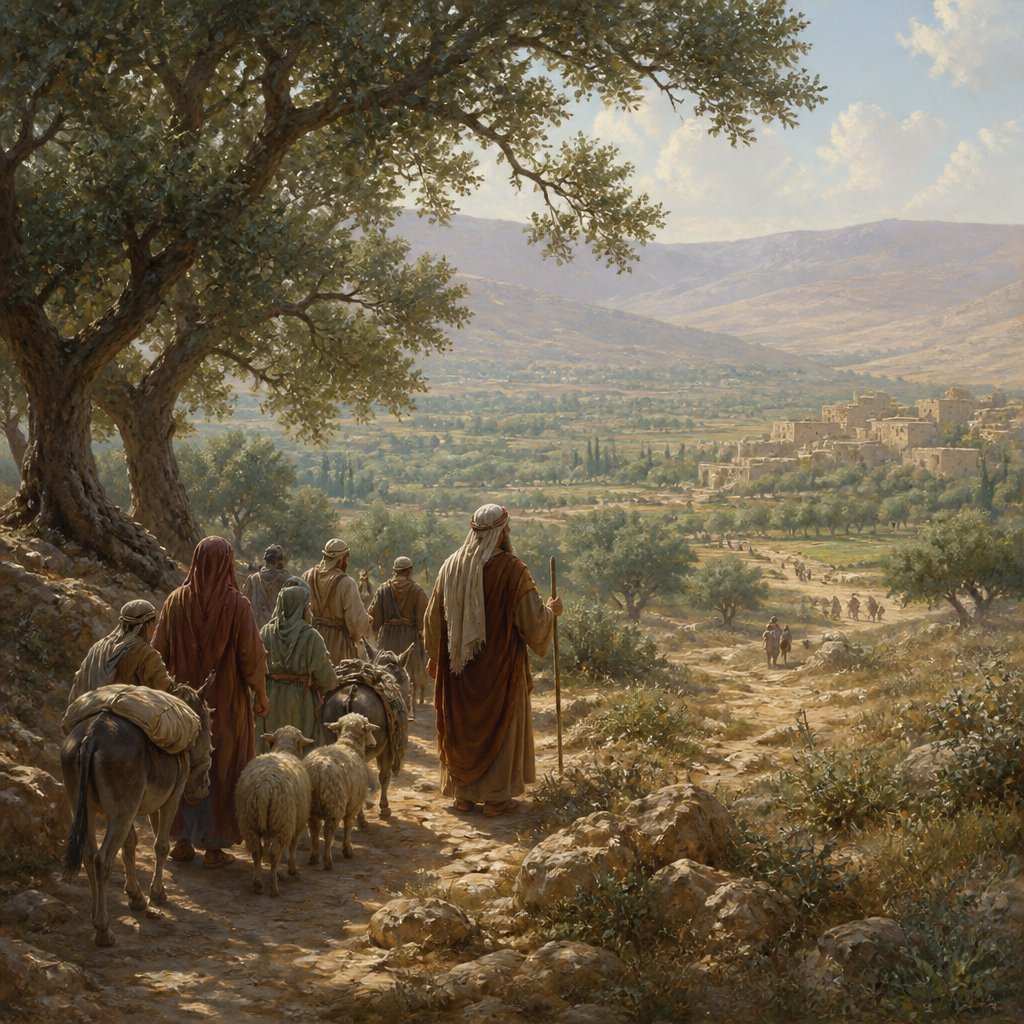 "And Abram passed through the land unto the place of Sichem, unto the plain of Moreh. And the Canaanite was then in the land." - Genesis 12:6