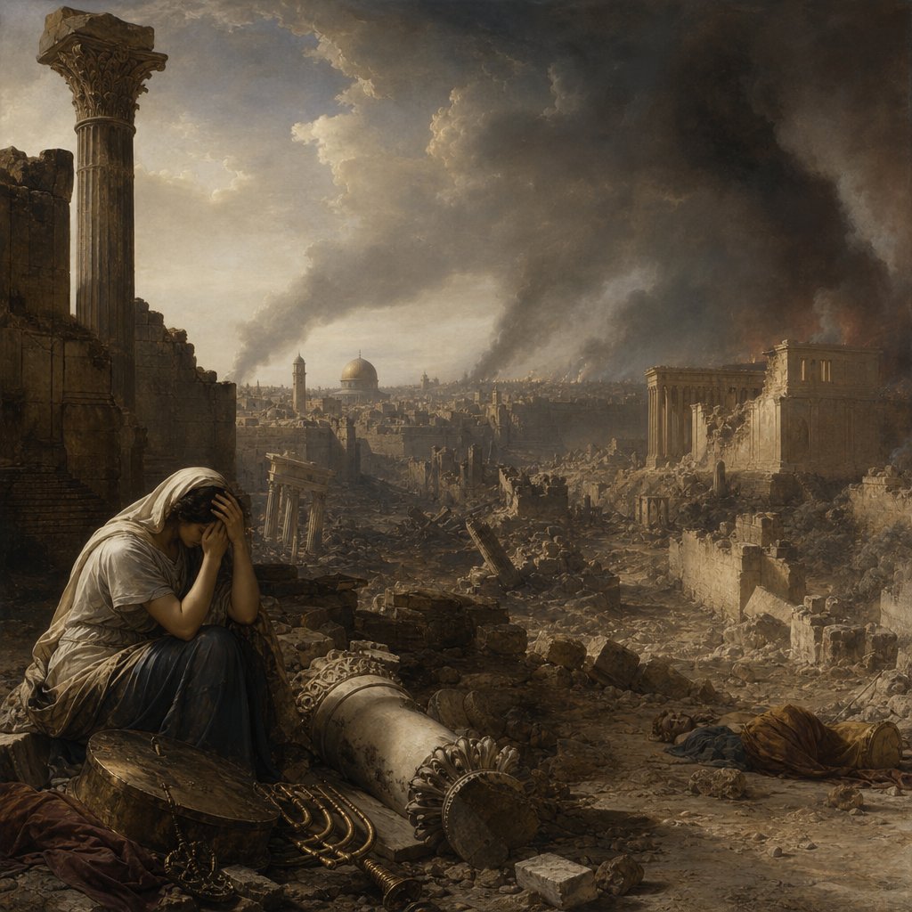 Jerusalem lay in ruins