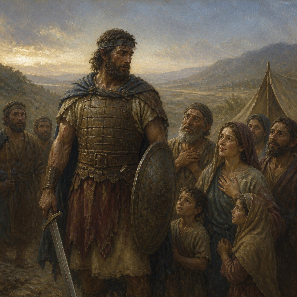 "(For my father fought for you, and adventured his life far, and delivered you out of the hand of Midian:" - Judges 9:{verse.verse_number}