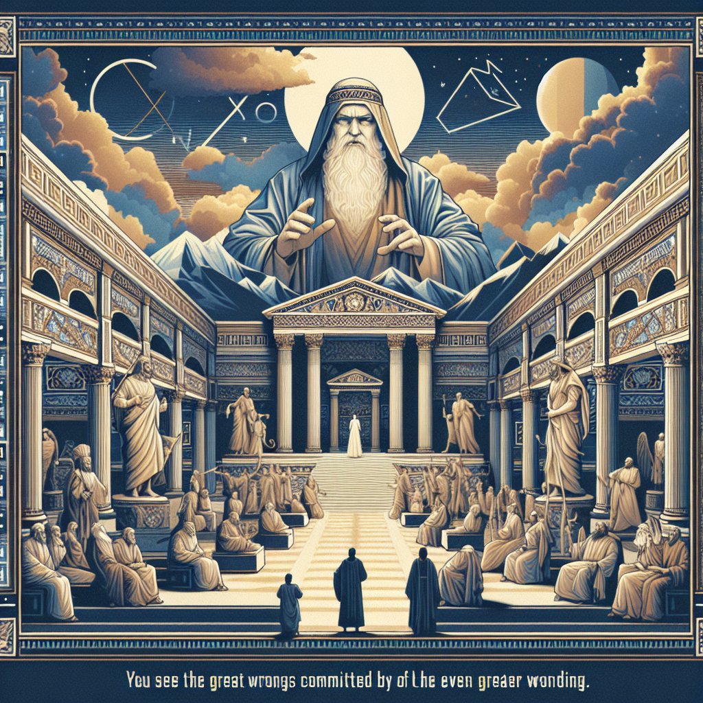 Ezekiel 8:6 - "He said furthermore unto me, Son of man, seest thou what they do? even the great abominations that the house of Israel committeth here, that I should go far off from my sanctuary? but turn thee yet again, and thou shalt see greater abominations."