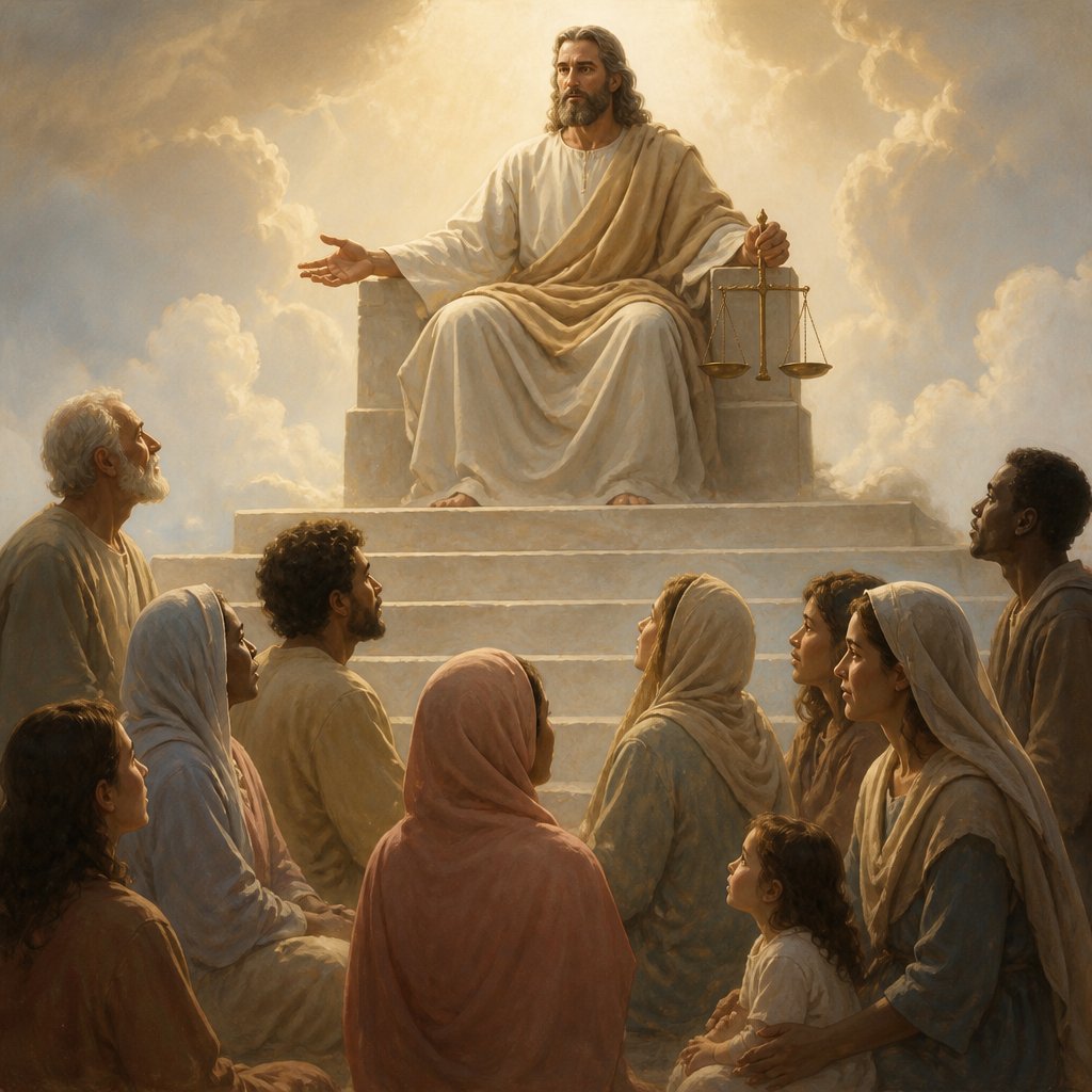 "And he shall judge the world in righteousness, he shall minister judgment to the people in uprightness." - Psalms 9:8