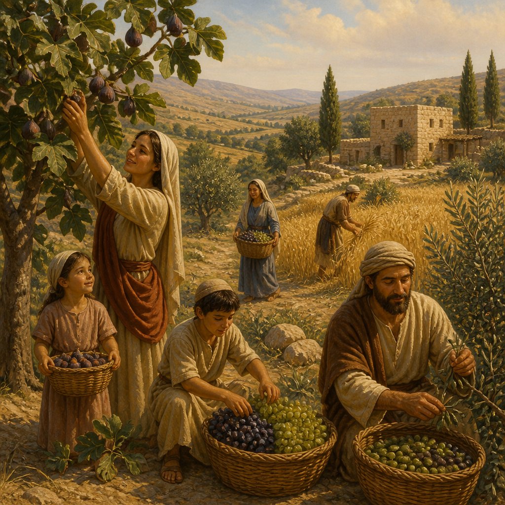"And the land shall yield her fruit, and ye shall eat your fill, and dwell therein in safety." - Leviticus 25:{verse.verse_number}