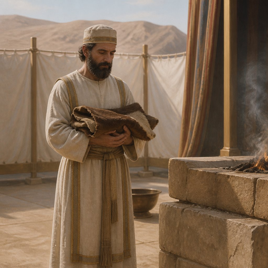 "And the priest that offereth any man's burnt offering, even the priest shall have to himself the skin of the burnt offering which he hath offered." - Leviticus 7:8