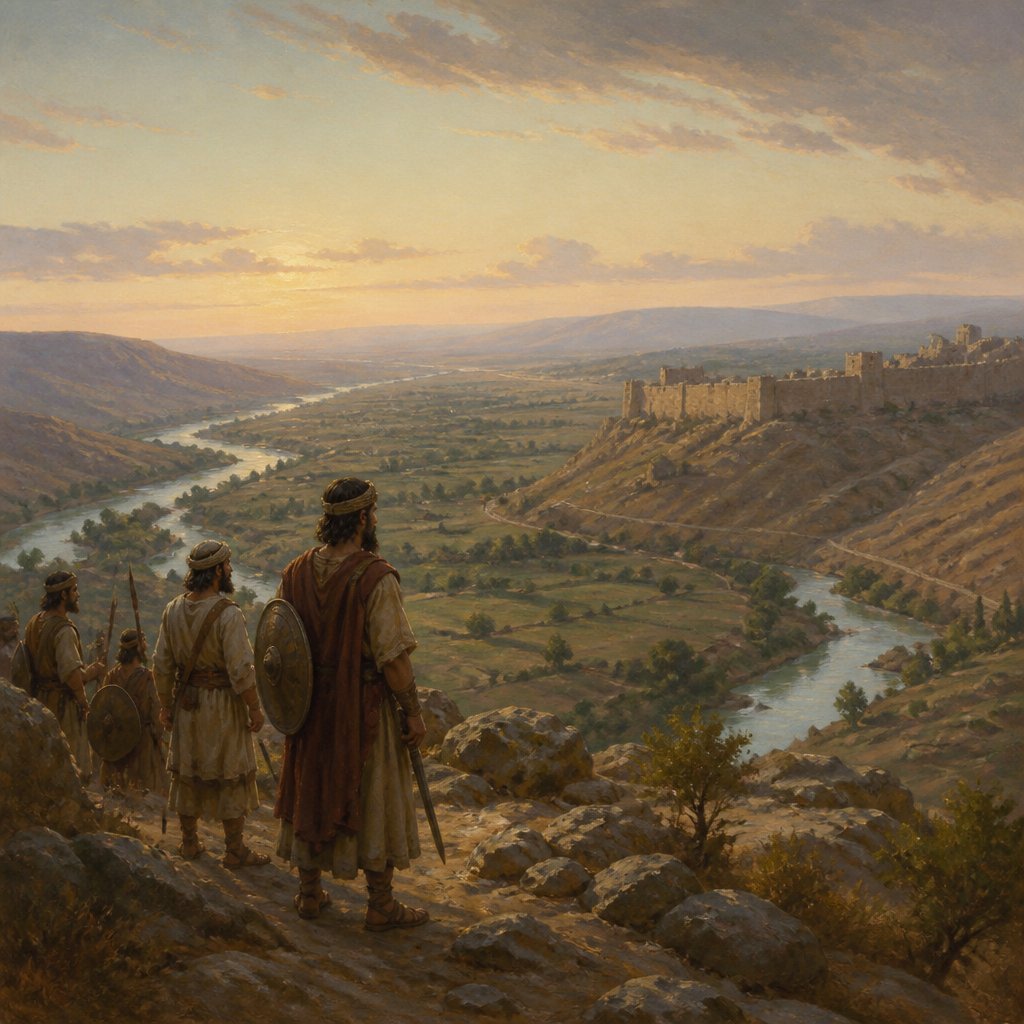 "And Israel smote him with the edge of the sword, and possessed his land from Arnon unto Jabbok, even unto the children of Ammon: for the border of the children of Ammon was strong." - Numbers 21:24