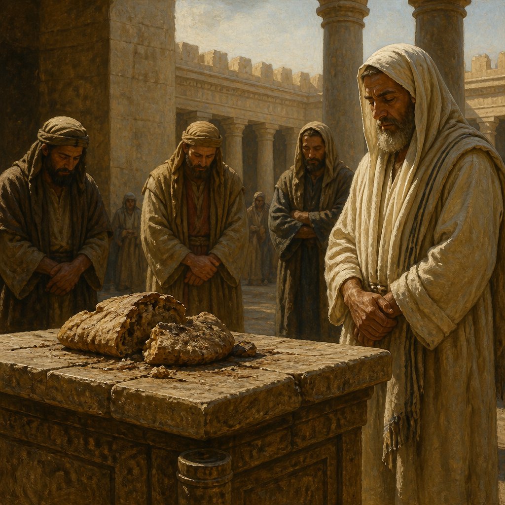 "Ye offer polluted bread upon mine altar; and ye say, Wherein have we polluted thee? In that ye say, The table of the LORD is contemptible." - Malachi 1:{verse.verse_number}
